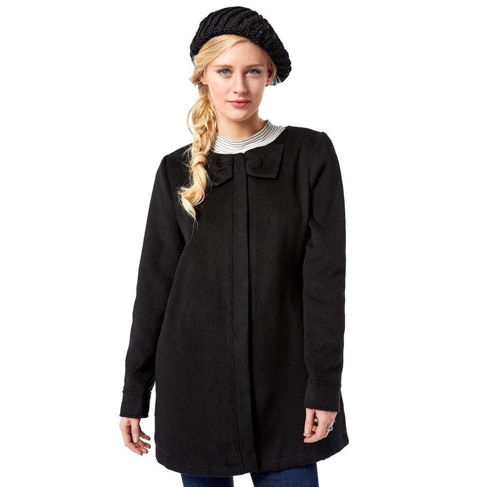 Black Bow Coat